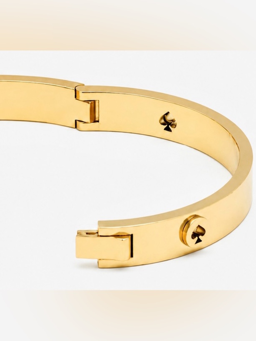 kate spade Gold Spade Accent Bangle Bracelet / New ✨ - Picture 5 of 8